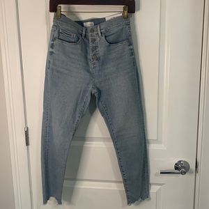 High waist skinny crop jeans!
